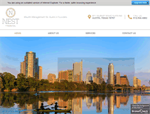 Tablet Screenshot of nestfinancial.net